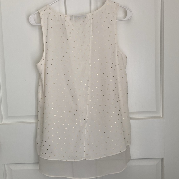 Layered gold fleck sleeveless top - Picture 2 of 7